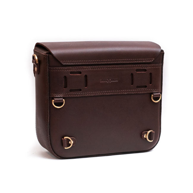 Trip Machine, ''Classic'' saddlebag. Caffeine brown