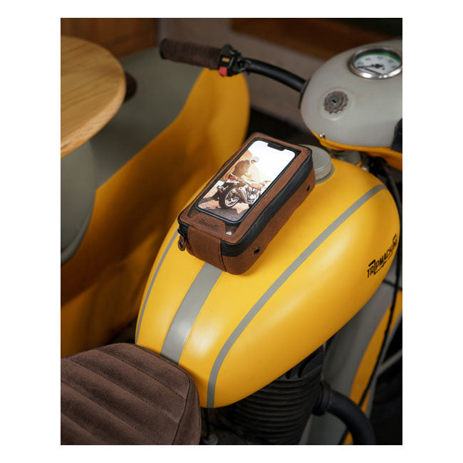Trip Machine, Navigator bag. Tobacco brown