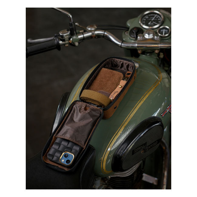 Trip Machine, Navigator bag. Tobacco brown