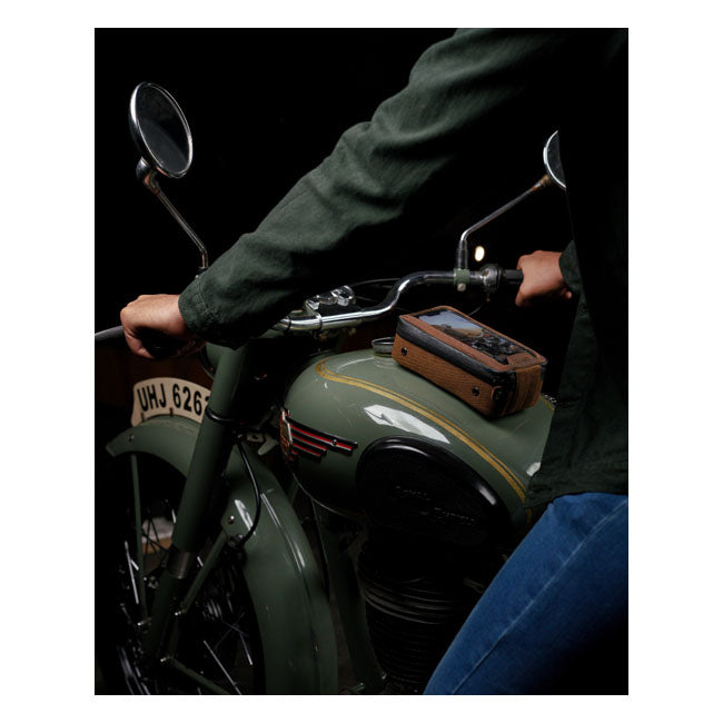 Trip Machine, Navigator bag. Tobacco brown