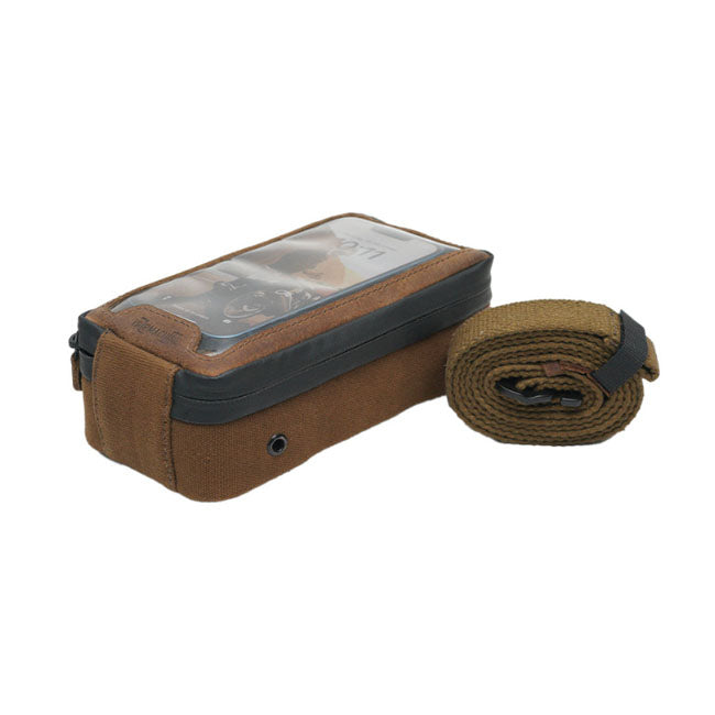 Trip Machine, Navigator bag. Tobacco brown