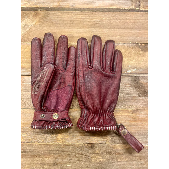 13 1/2 Loud Ride gloves burgundy