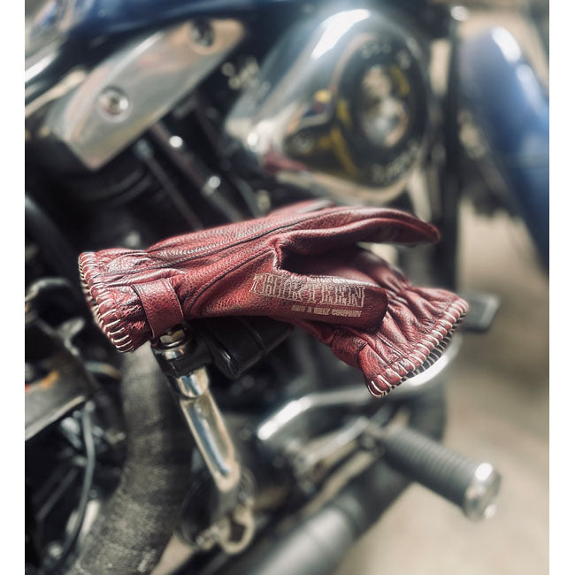 13 1/2 Loud Ride gloves burgundy