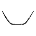 Burly, 1-1/4" Beach Bar handlebar. Gloss black — 82-24 H-D mech. & e-throttle (excl. 88-11 Springers) with 1" I.D. risers (NU)