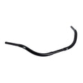 Burly, 1-1/4" Beach Bar handlebar. Gloss black — 82-24 H-D mech. & e-throttle (excl. 88-11 Springers) with 1" I.D. risers (NU)