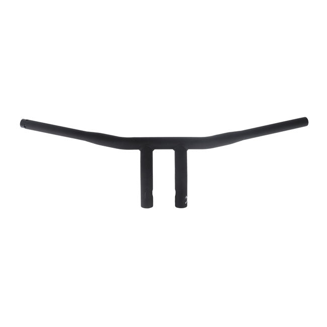 Burly, 1-1/4" riser drag bar. 7" rise. Matte black