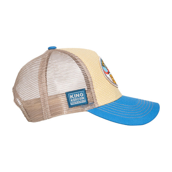 King Kerosin Titties And Beer cap beige/blue