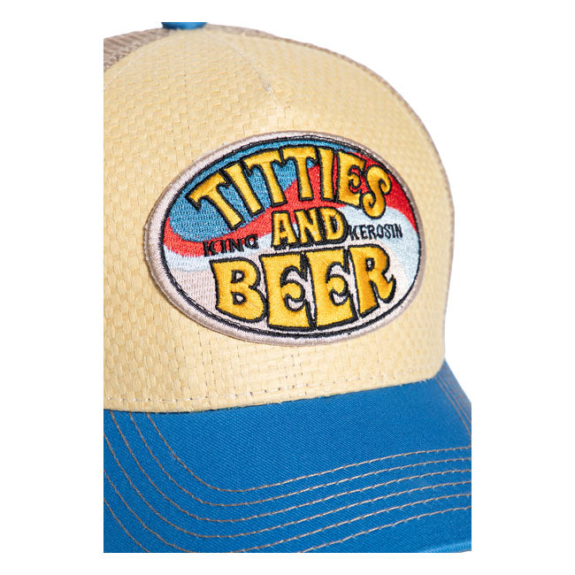 King Kerosin Titties And Beer cap beige/blue