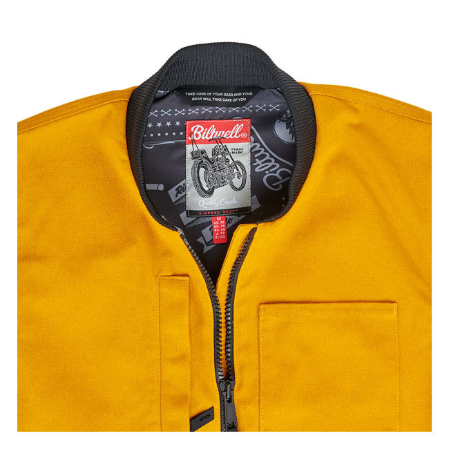 Biltwell 4 Speed vest gold