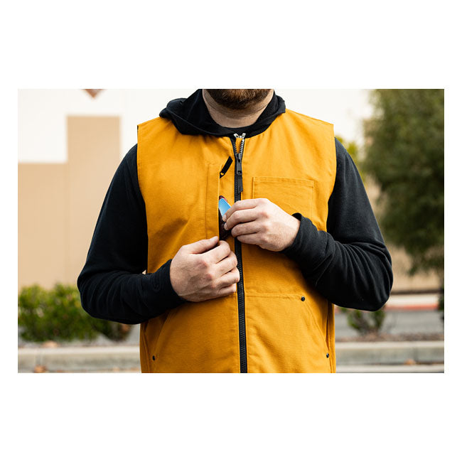 Biltwell 4 Speed vest gold