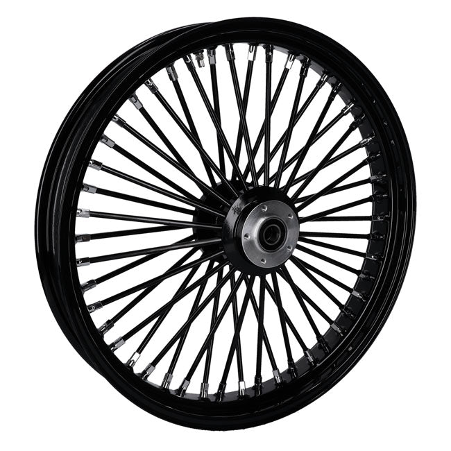 MCS radial 48 fat spoke front wheel 3.50 x 23 SF black — 04-05 FXDWG