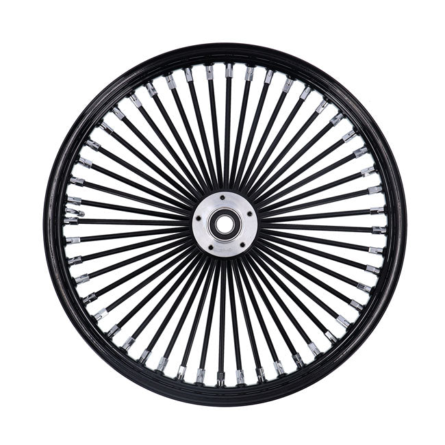 MCS radial 48 fat spoke front wheel 2.15 x 21 SF black — 04-05 FXDWG
