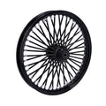 MCS radial 48 fat spoke front wheel 2.15 x 21 SF black — 04-05 FXDWG