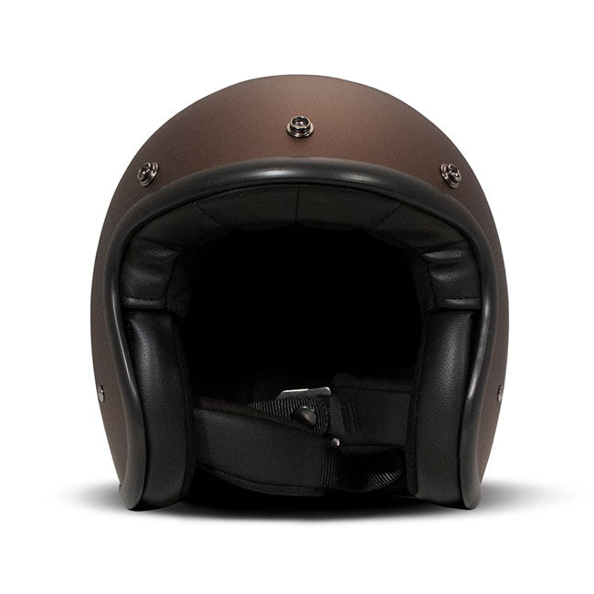 *10 WORKING DAYS EXTRA TRANSIT TIME* DMD Retro helmet Caffè
