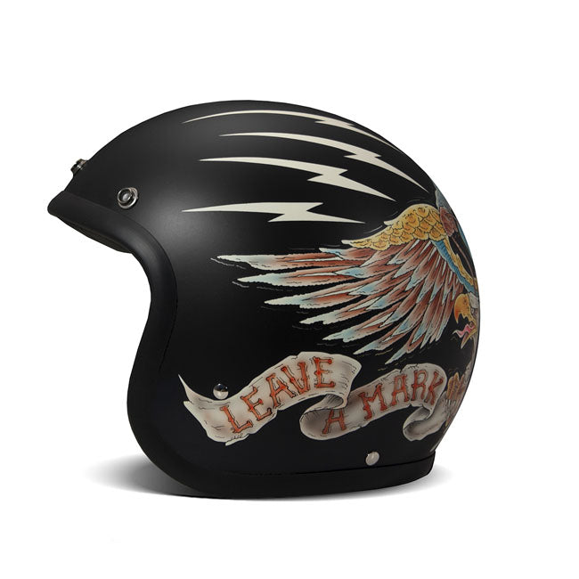 *10 WORKING DAYS EXTRA TRANSIT TIME* DMD Retro helmet Eagle