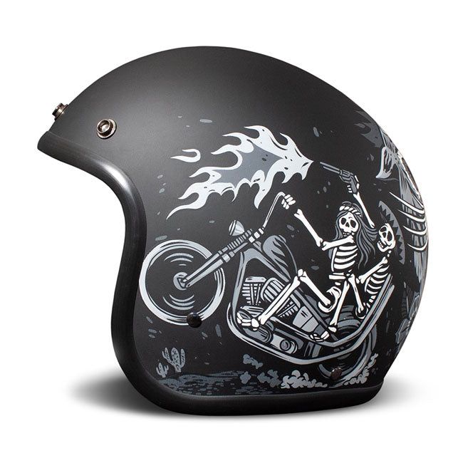 *10 WORKING DAYS EXTRA TRANSIT TIME* DMD Retro helmet Ghost Rider