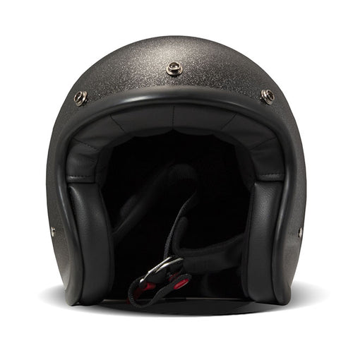 *10 WORKING DAYS EXTRA TRANSIT TIME* DMD Retro helmet Glitter Black