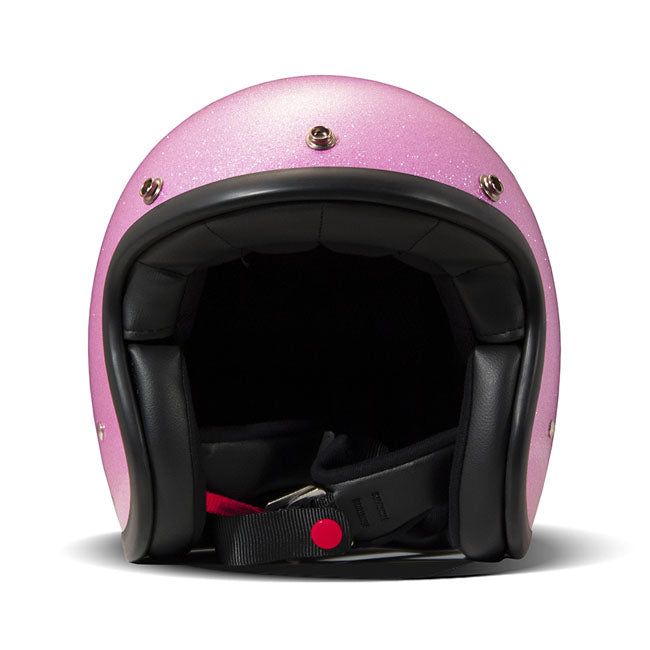 *10 WORKING DAYS EXTRA TRANSIT TIME* DMD Retro helmet Glitter Pink