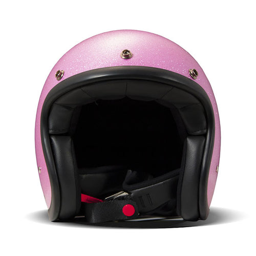 *10 WORKING DAYS EXTRA TRANSIT TIME* DMD Retro helmet Glitter Pink