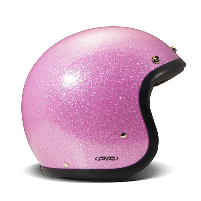 *10 WORKING DAYS EXTRA TRANSIT TIME* DMD Retro helmet Glitter Pink