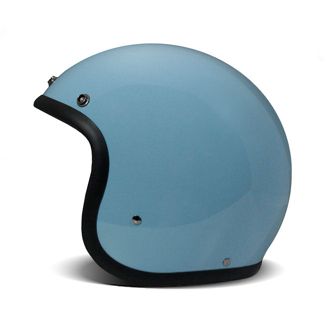 *10 WORKING DAYS EXTRA TRANSIT TIME* DMD Retro helmet Light Blue