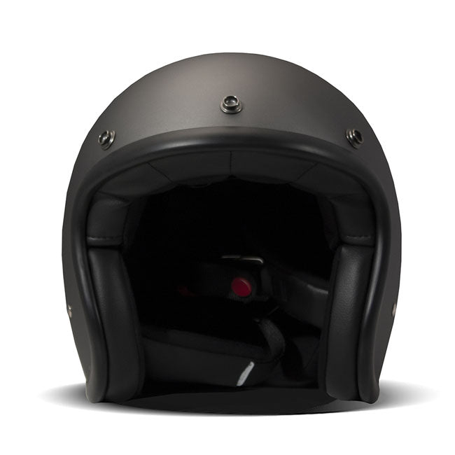 *10 WORKING DAYS EXTRA TRANSIT TIME* DMD Retro helmet Matte Grey