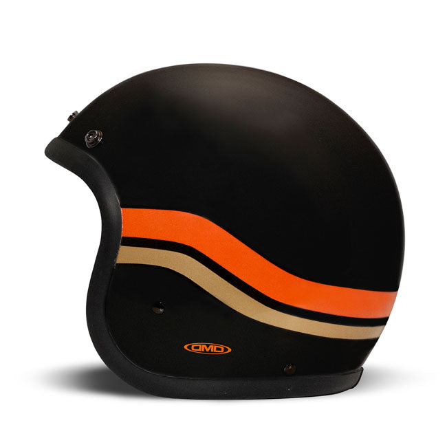 DMD Retro helmet Matt Black Sunset