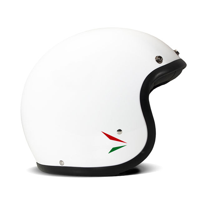 *10 WORKING DAYS EXTRA TRANSIT TIME* DMD Retro helmet Ita White