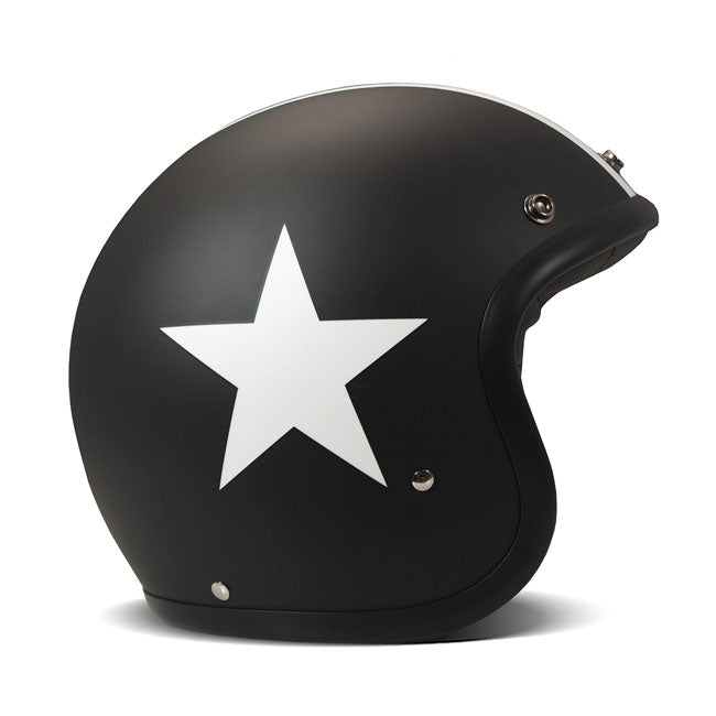 DMD Retro helmet Star Matte Black