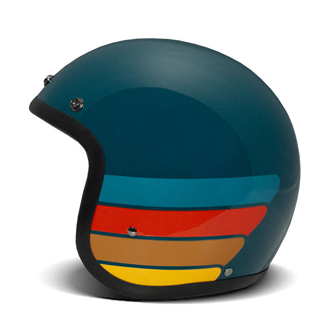 *10 WORKING DAYS EXTRA TRANSIT TIME* DMD Retro helmet Petrolhead