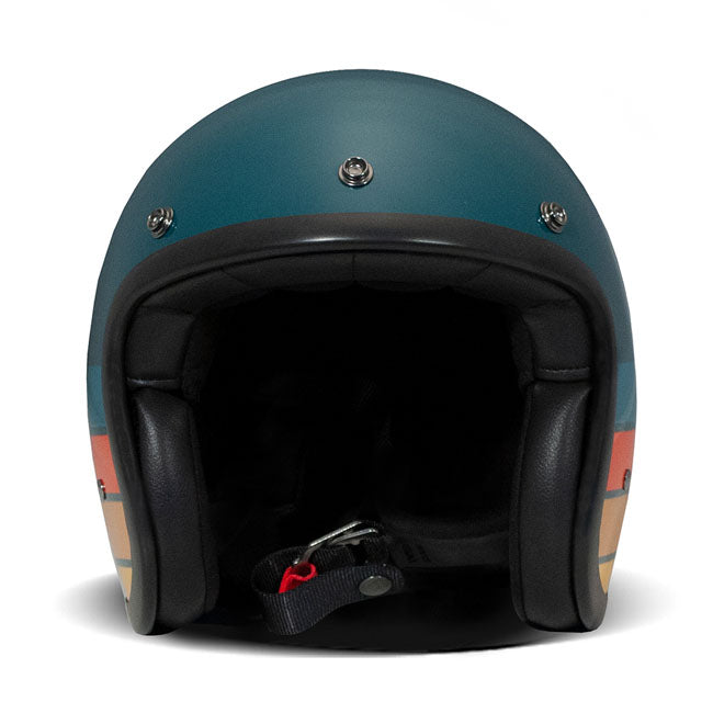 *10 WORKING DAYS EXTRA TRANSIT TIME* DMD Retro helmet Petrolhead