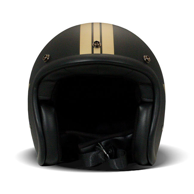 *10 WORKING DAYS EXTRA TRANSIT TIME* DMD Retro helmet Star Gold