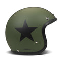 *10 WORKING DAYS EXTRA TRANSIT TIME* DMD Retro helmet Star Green