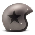 *10 WORKING DAYS EXTRA TRANSIT TIME* DMD Retro helmet Star Grey