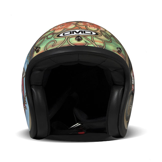 *10 WORKING DAYS EXTRA TRANSIT TIME* DMD Retro helmet Woodstock