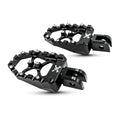 Burly, MX Evolution foot pegs. Black — 18-24 Softail with foot pegs (rider); Triumph Thruxton