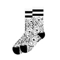 American Socks Broken Chain Mid High socks