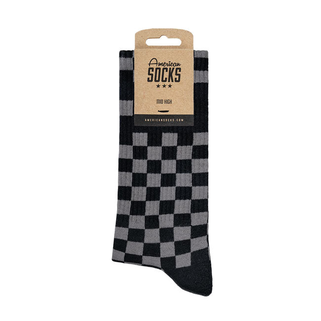 American Socks Checkerboard Mid High classic socks