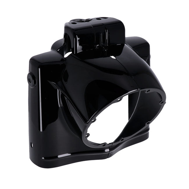 MCS, Road King headlamp nacelle cover. Black
