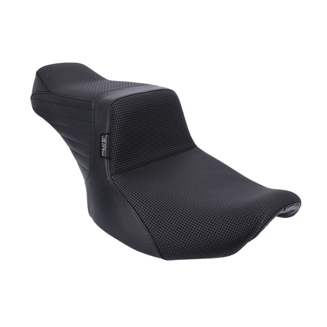 LePera, Tailwhip Basket Weave 2-Up Seat. Black