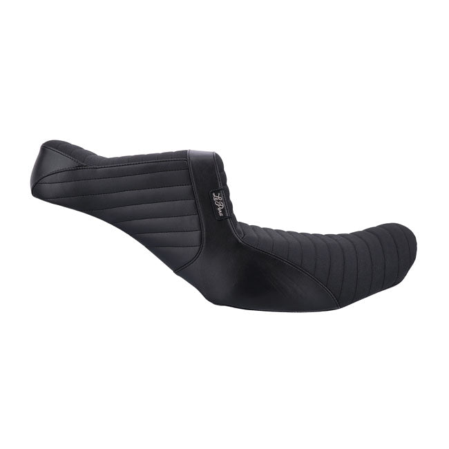 LePera, Tailwhip Pleated 2-Up Seat. Gripp. Black