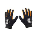 Lucky 13 Pirate Skull gloves black /yellow