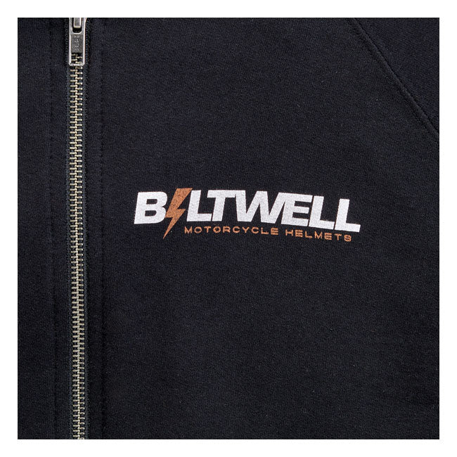 Biltwell Bolts zip hoodie black