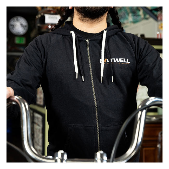 Biltwell Bolts zip hoodie black