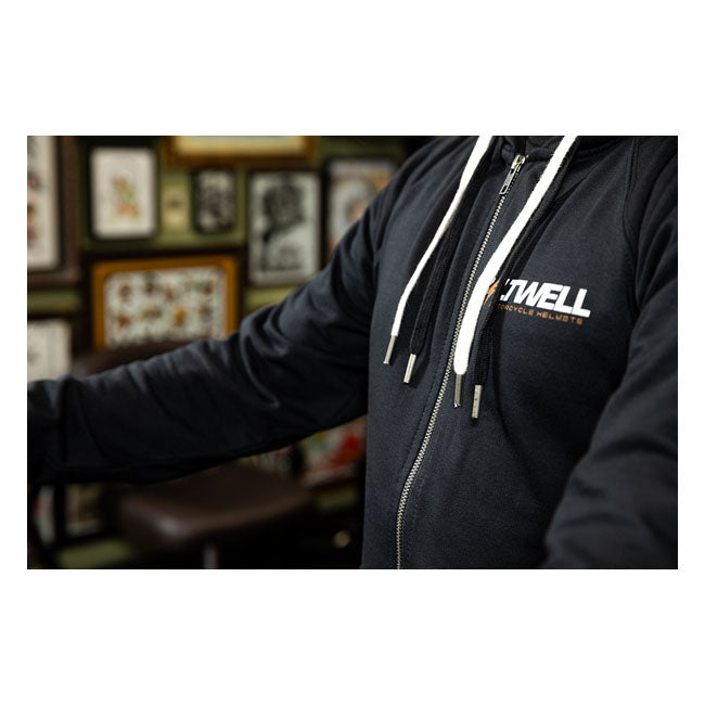 Biltwell Bolts zip hoodie black