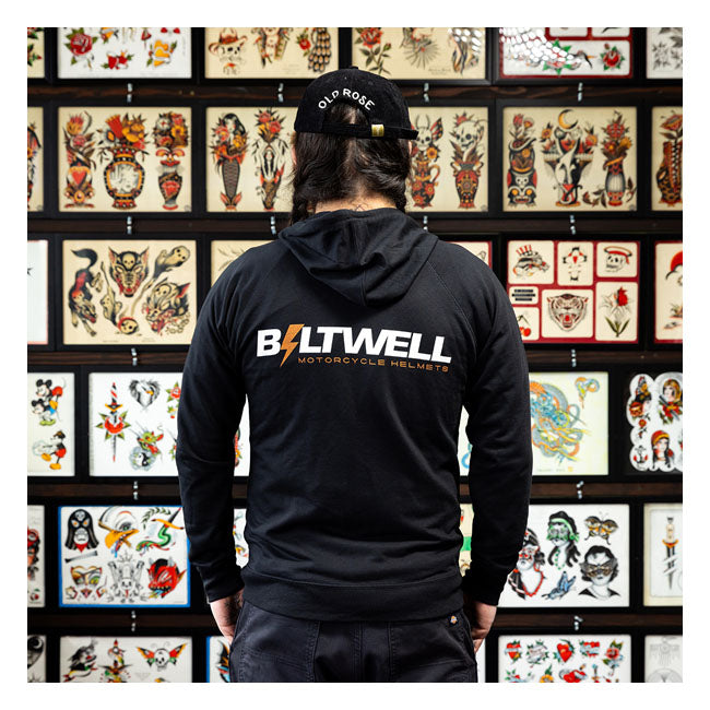 Biltwell Bolts zip hoodie black