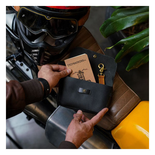 Trip Machine Sidekick Moto Pouch Black