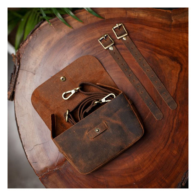 Trip MachineSidekick Moto Pouch Mocha