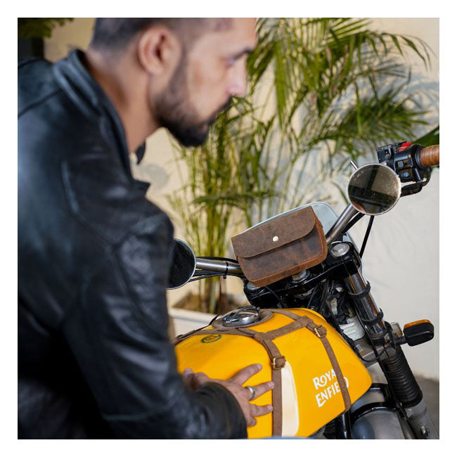 Trip MachineSidekick Moto Pouch Mocha