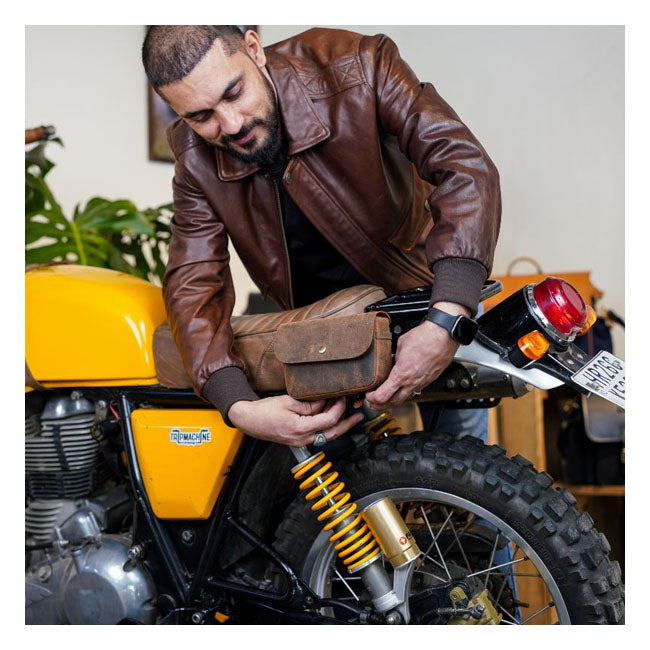 Trip MachineSidekick Moto Pouch Mocha